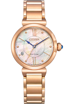 Японские наручные  женские часы Citizen EM1073-85Y. Коллекция Elegance