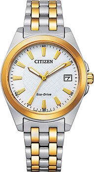 Японские наручные  женские часы Citizen EO1214-82A. Коллекция Eco-Drive