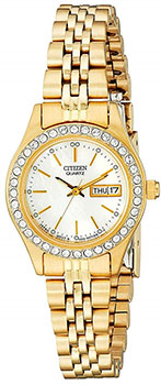 Японские наручные  женские часы Citizen EQ0532-55D. Коллекция Elegance