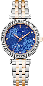 Японские наручные  женские часы Citizen ER0218-53L. Коллекция Basic