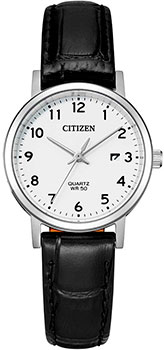 Японские наручные  женские часы Citizen EU6090-03A. Коллекция Basic