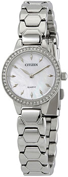Японские наручные  женские часы Citizen EZ7010-56D. Коллекция Elegance