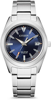 Японские наручные  женские часы Citizen FE6150-85L. Коллекция Super Titanium
