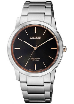 Японские наручные  женские часы Citizen FE7024-84E. Коллекция Eco-Drive