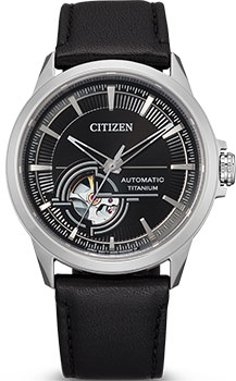 Японские наручные  мужские часы Citizen NH9120-11E. Коллекция Super Titanium