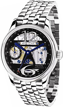 Швейцарские наручные  мужские часы Epos 3368.628.20.55.30. Коллекция Passion