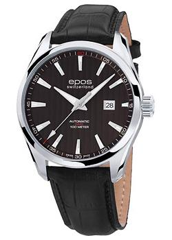 Швейцарские наручные мужские часы Epos 3401.132.20.15.25. Коллекция Passion