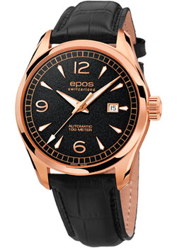 Швейцарские наручные  мужские часы Epos 3401.132.24.55.25. Коллекция Passion
