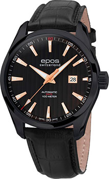 Швейцарские наручные  мужские часы Epos 3401.132.25.19.25. Коллекция Passion