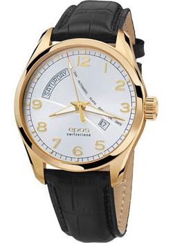 Швейцарские наручные  мужские часы Epos 3402.142.22.38.25. Коллекция Passion