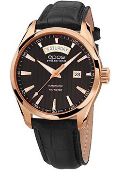 Швейцарские наручные  мужские часы Epos 3402.142.24.15.25. Коллекция Passion