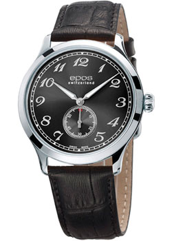 Швейцарские наручные  мужские часы Epos 3408.208.20.34.15. Коллекция Originale
