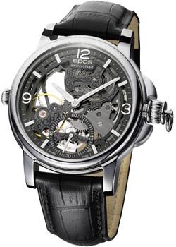 Швейцарские наручные  мужские часы Epos 3429.199.20.55.25. Коллекция Oeuvre d art