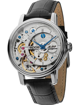 Швейцарские наручные  мужские часы Epos 3435.313.20.18.25. Коллекция Originale