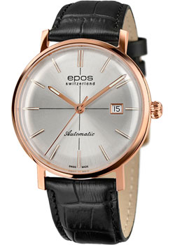 Швейцарские наручные  мужские часы Epos 3437.132.24.18.25. Коллекция Originale
