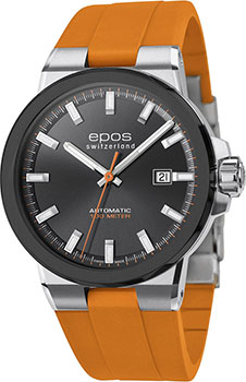 Швейцарские наручные  мужские часы Epos 3442.132.35.14.52. Коллекция Sportive
