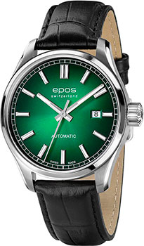 Швейцарские наручные  мужские часы Epos 3501.132.20.13.25. Коллекция Passion