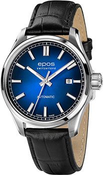 Швейцарские наручные  мужские часы Epos 3501.132.20.16.25. Коллекция Passion