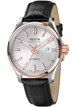 Швейцарские наручные  мужские часы Epos 3501.132.34.18.25. Коллекция Passion