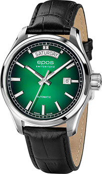 Швейцарские наручные  мужские часы Epos 3501.142.20.93.25. Коллекция Passion