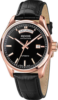 Швейцарские наручные  мужские часы Epos 3501.142.24.95.25. Коллекция Passion