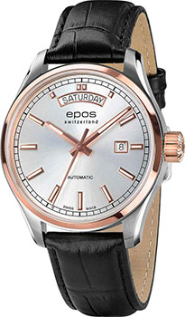 Швейцарские наручные  мужские часы Epos 3501.142.34.98.25. Коллекция Passion