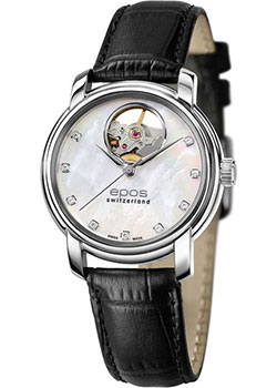 Швейцарские наручные  женские часы Epos 4314.133.20.80.15. Коллекция Ladies