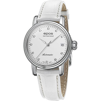 Швейцарские наручные  женские часы Epos 4390.152.20.88.10. Коллекция Ladies