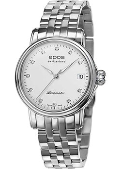 Швейцарские наручные  женские часы Epos 4390.152.20.88.30. Коллекция Ladies