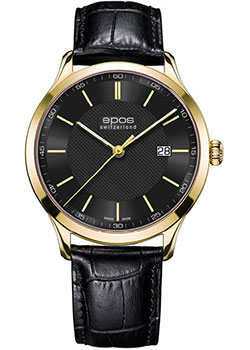 Швейцарские наручные  мужские часы Epos 7000.701.22.15.25. Коллекция Quartz