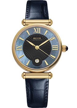 Швейцарские наручные  женские часы Epos 8000.700.22.65.16. Коллекция Ladies
