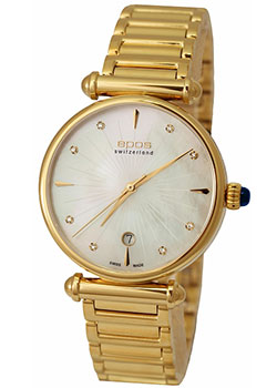 Швейцарские наручные  женские часы Epos 8000.700.22.90.32. Коллекция Quartz