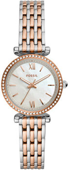 fashion наручные  женские часы Fossil ES4649. Коллекция Carlie Mini