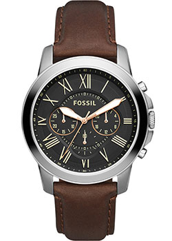 fashion наручные  мужские часы Fossil FS4813IE. Коллекция Grant