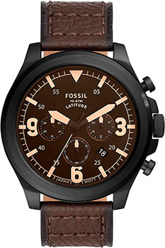 fashion наручные  мужские часы Fossil FS5751. Коллекция Latitude