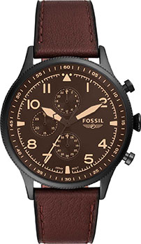 fashion наручные  мужские часы Fossil FS5833. Коллекция Retro Pilot - фото 1