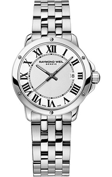 Швейцарские наручные  женские часы Raymond weil 5391-ST-00300. Коллекция Tango