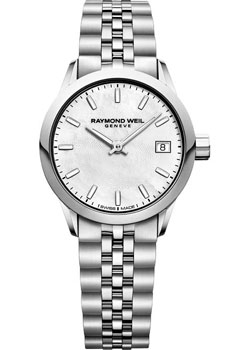 Швейцарские наручные  женские часы Raymond weil 5626-ST-97021. Коллекция Freelancer