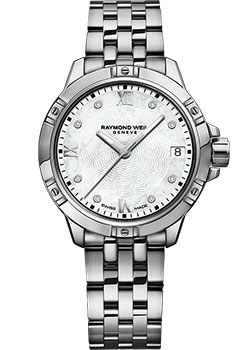 Швейцарские наручные  женские часы Raymond weil 5960-ST-00995. Коллекция Tango