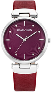 женские часы Romanson RL0B12LLW(WN). Коллекция Leather