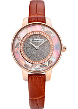 женские часы Romanson RL9A03LLR(WH). Коллекция Floroje