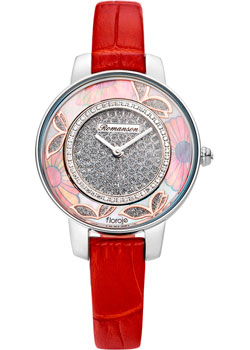 женские часы Romanson RL9A03LLW(WH)RED. Коллекция Floroje
