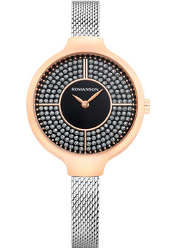 женские часы Romanson RM0B13LLR(BK). Коллекция Giselle