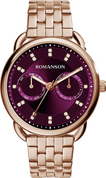 женские часы Romanson RM9A16FLR(WINE). Коллекция Giselle