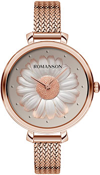 женские часы Romanson RM9A23LLR(RG). Коллекция Giselle