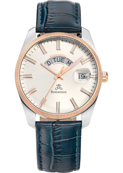 мужские часы Romanson TL9A28MMJ(WH)BU. Коллекция Adel