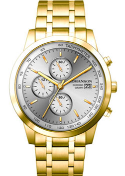 мужские часы Romanson TM1B22HMG(WH). Коллекция Classic