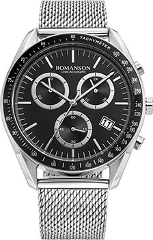 мужские часы Romanson TM9A21HMW(BK). Коллекция Adel