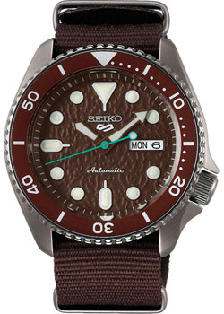 Японские наручные  мужские часы Seiko SRPD85K1. Коллекция Seiko 5 Sports
