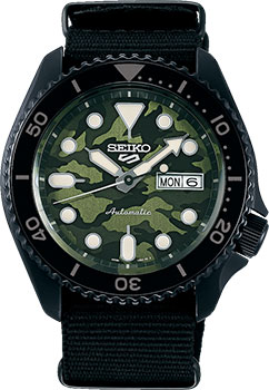 Японские наручные  мужские часы Seiko SRPJ37K1. Коллекция Seiko 5 Sports